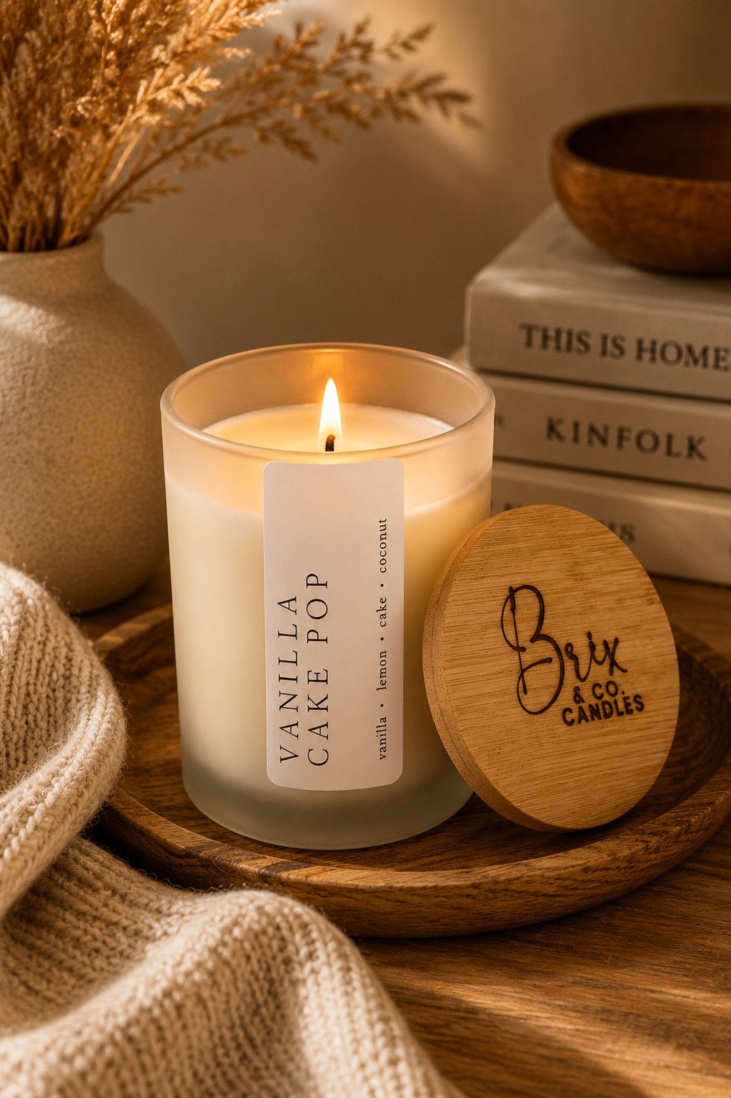 Vanilla Cake Pop Soy Candle