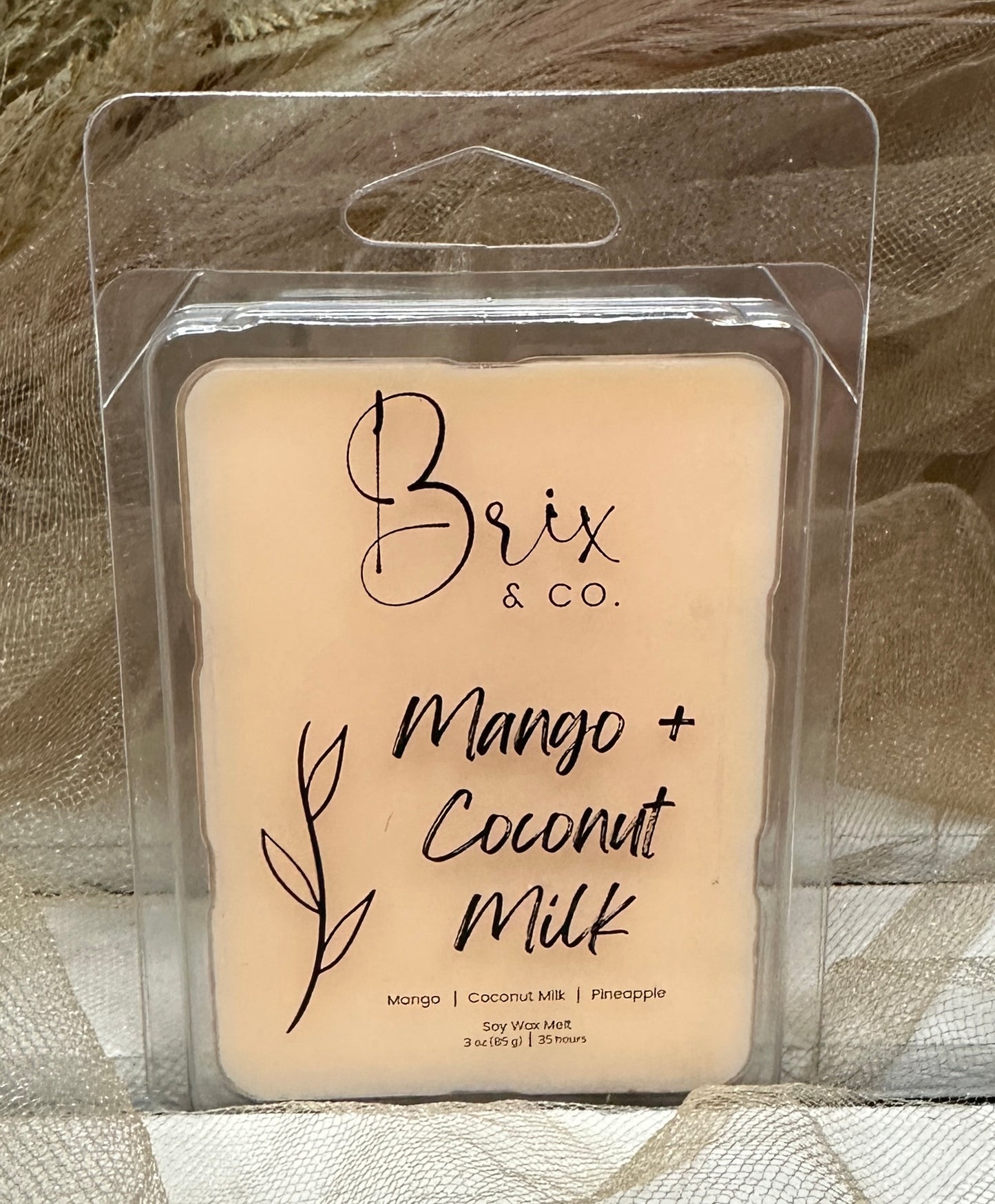 Mango + Coconut Milk Soy Wax Melt