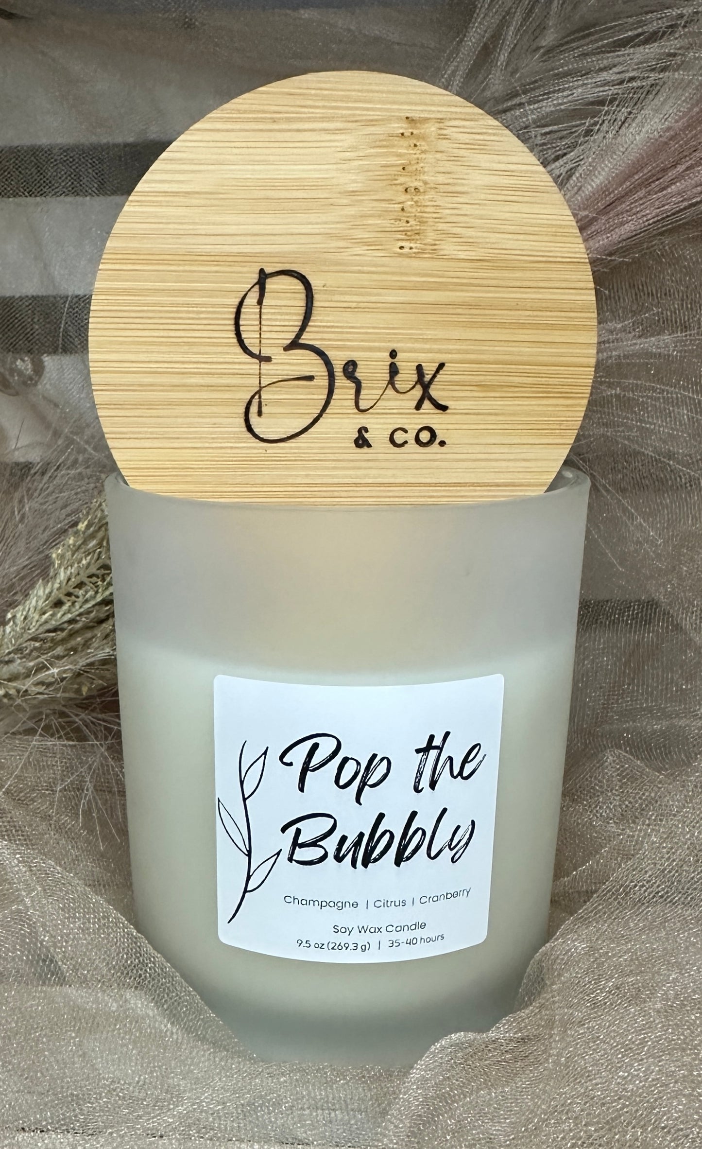 Pop the Bubbly Soy Candle