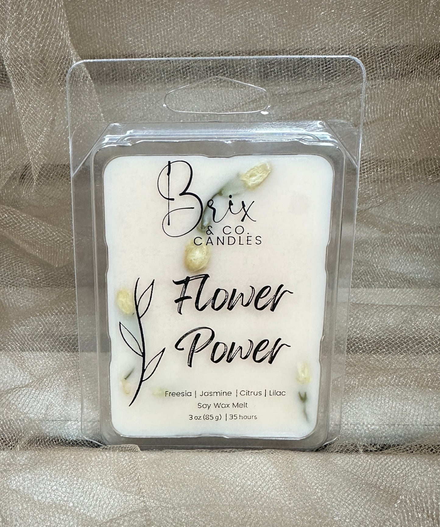 Flower Power Soy Wax Melt