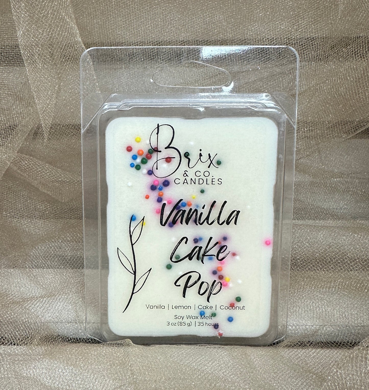 Vanilla Cake Pop Soy Wax Melt