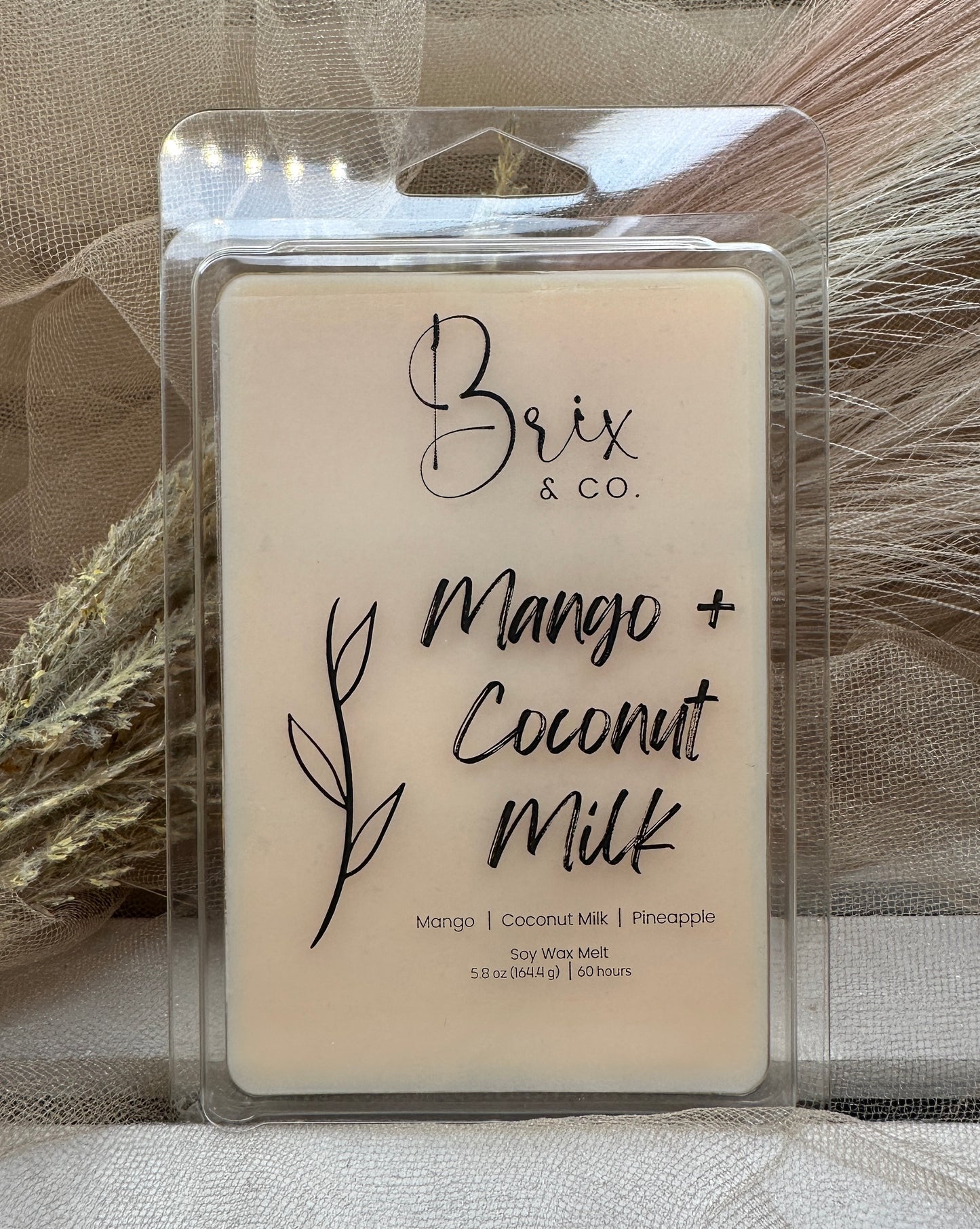 Mango + Coconut Milk Soy Wax Melt