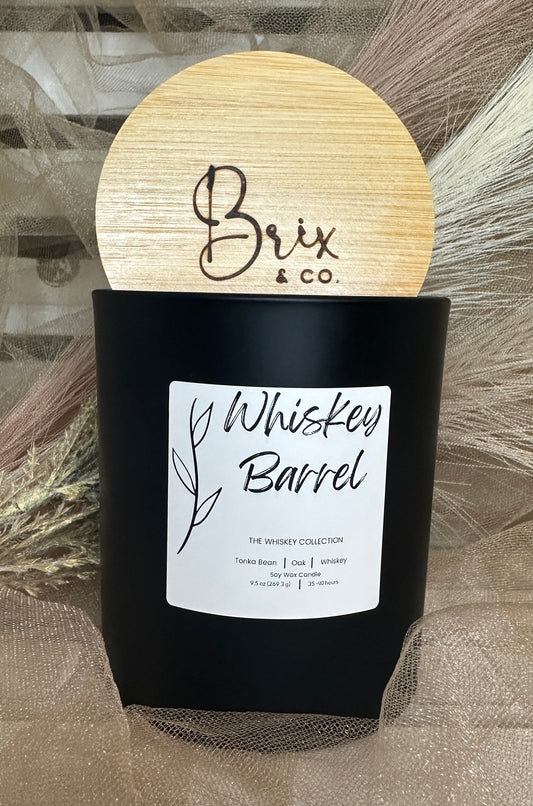 Whiskey Barrel Soy Candle