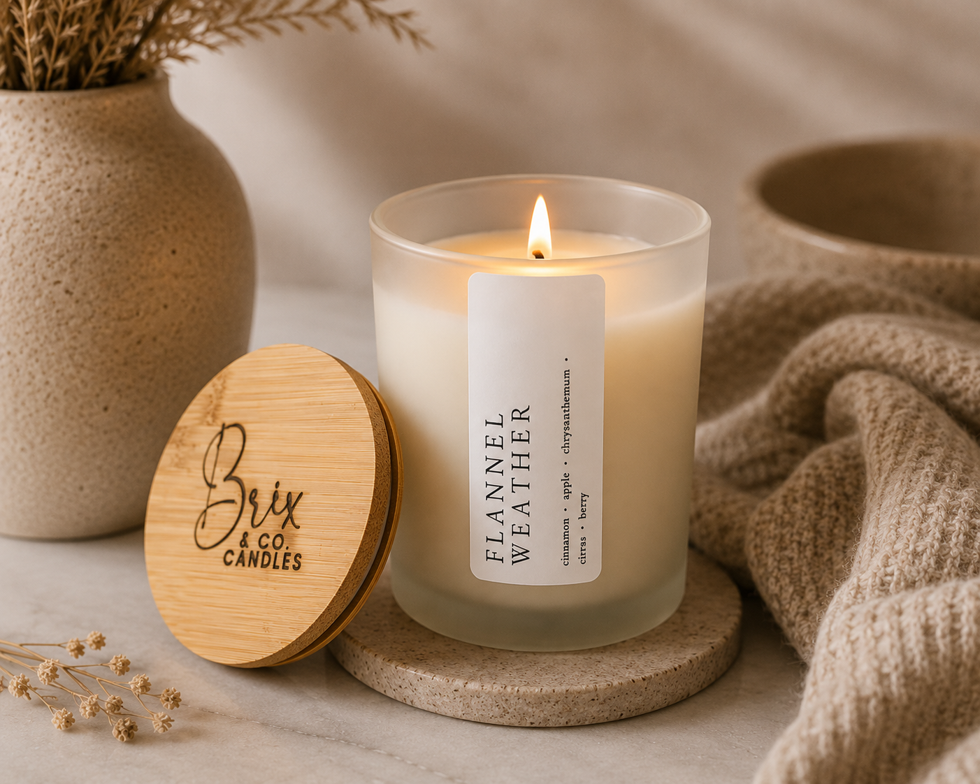 Flannel Weather Soy Candle