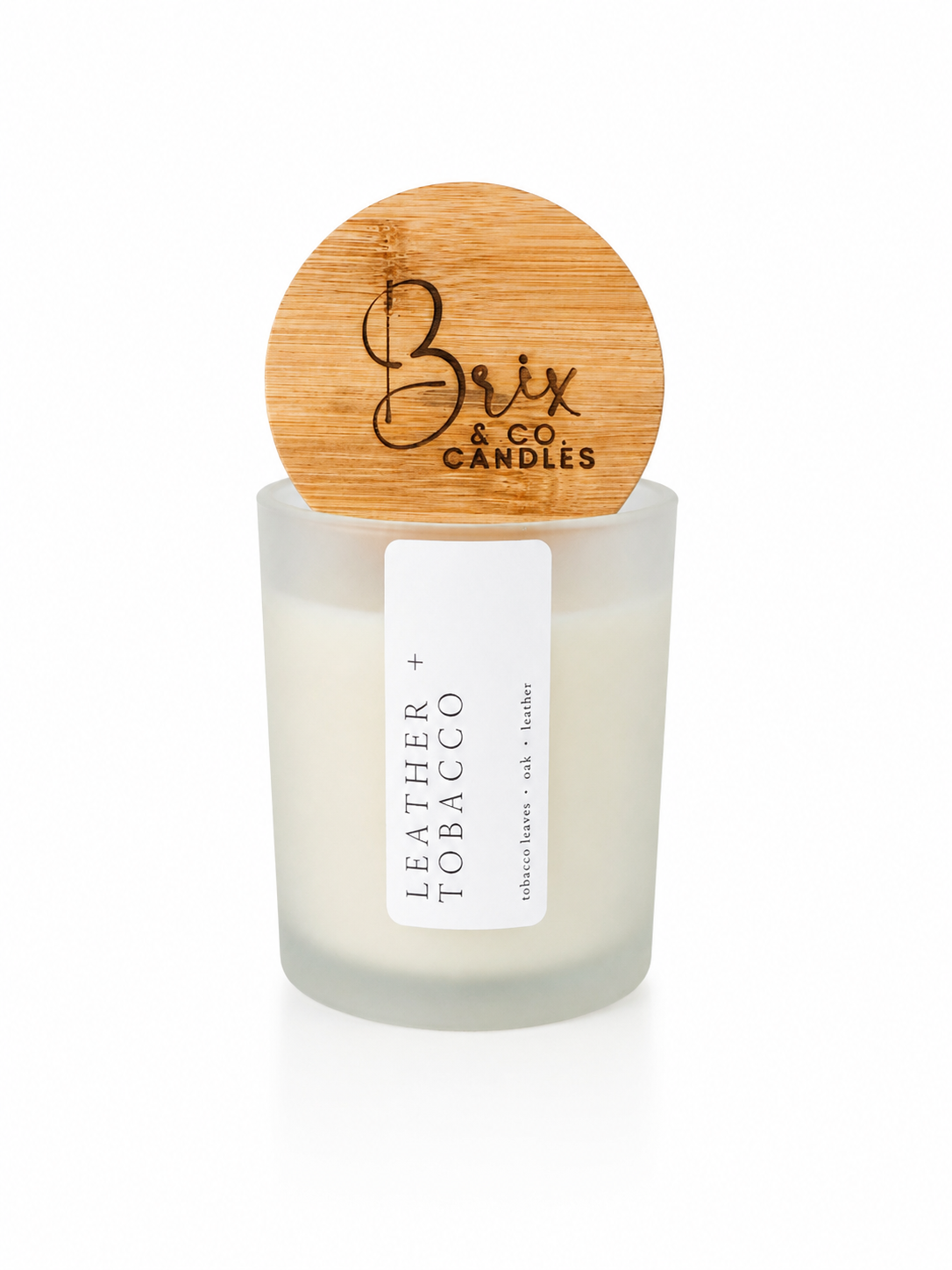 Leather + Tobacco Soy Candle