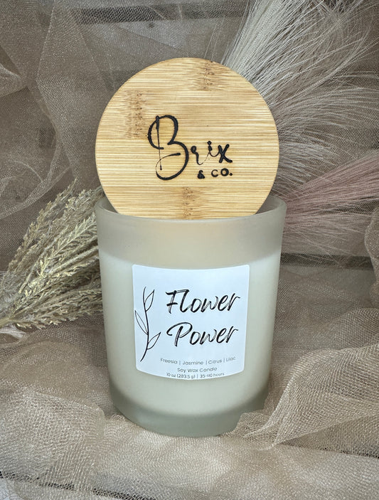 Flower Power Soy Candle