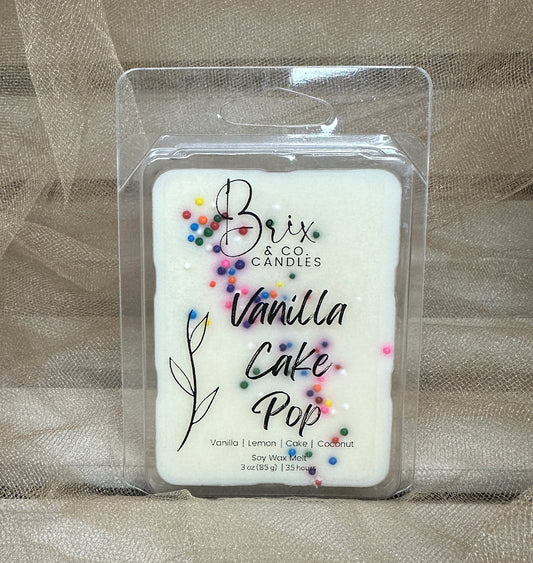 Vanilla Cake Pop Soy Wax Melt