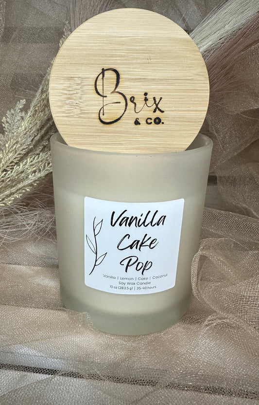 Vanilla Cake Pop Soy Candle