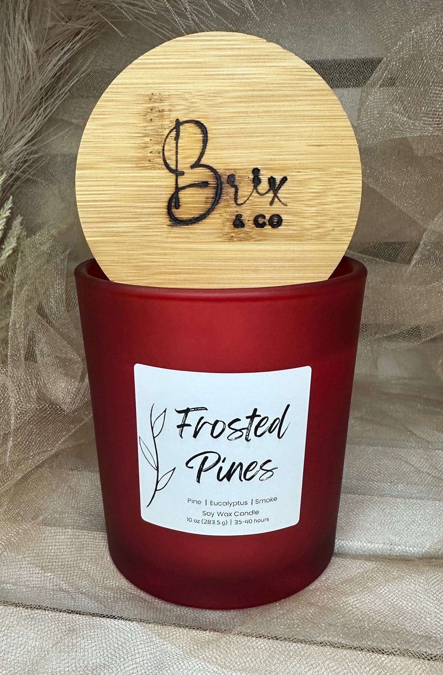 Frosted Pines Soy Candle