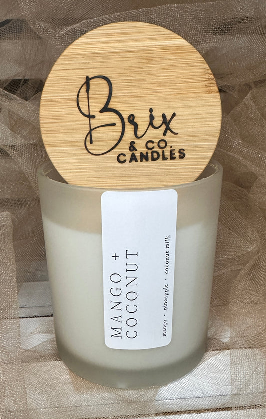 Mango + Coconut Soy Candle