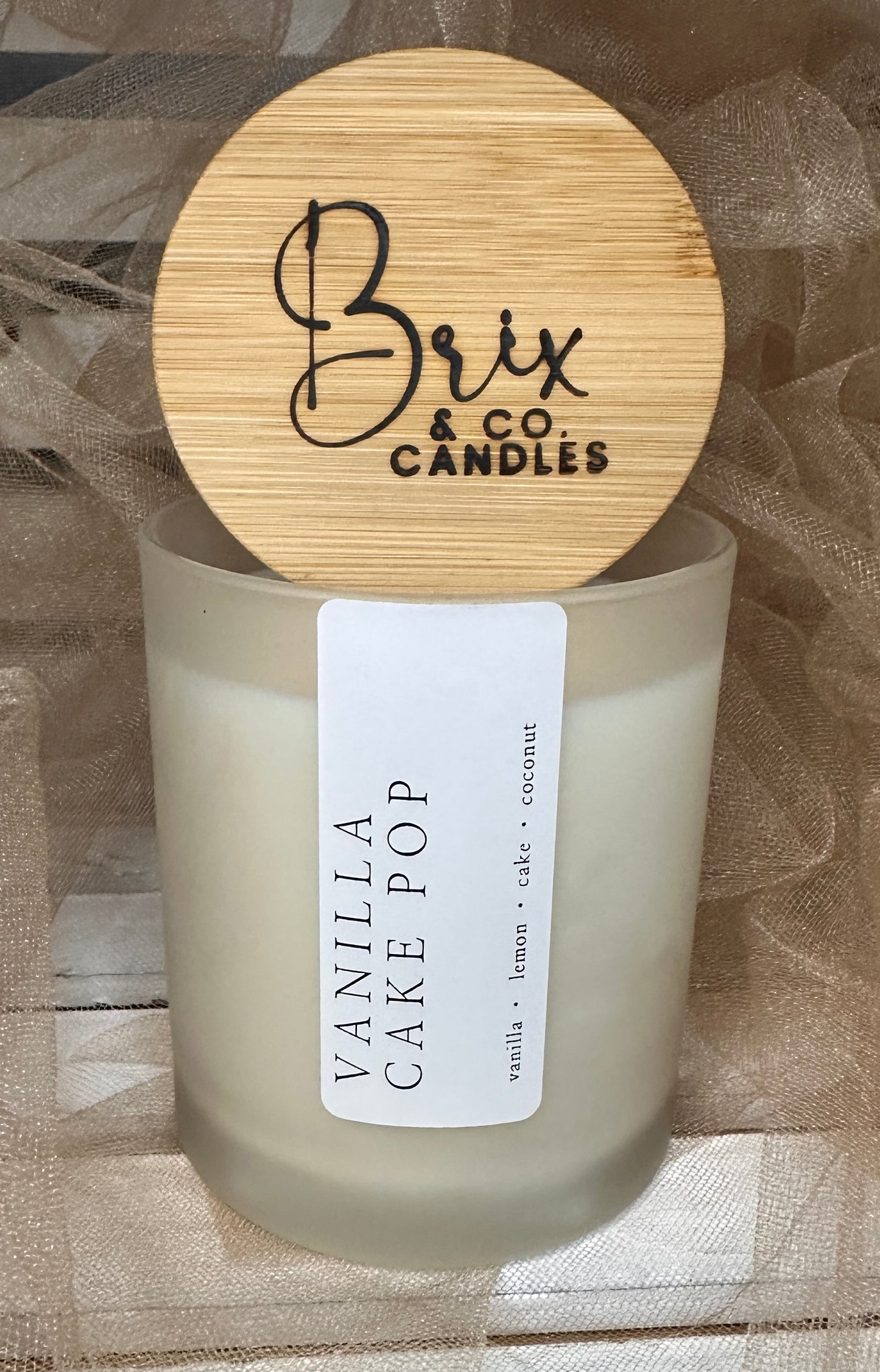 Vanilla Cake Pop Soy Candle