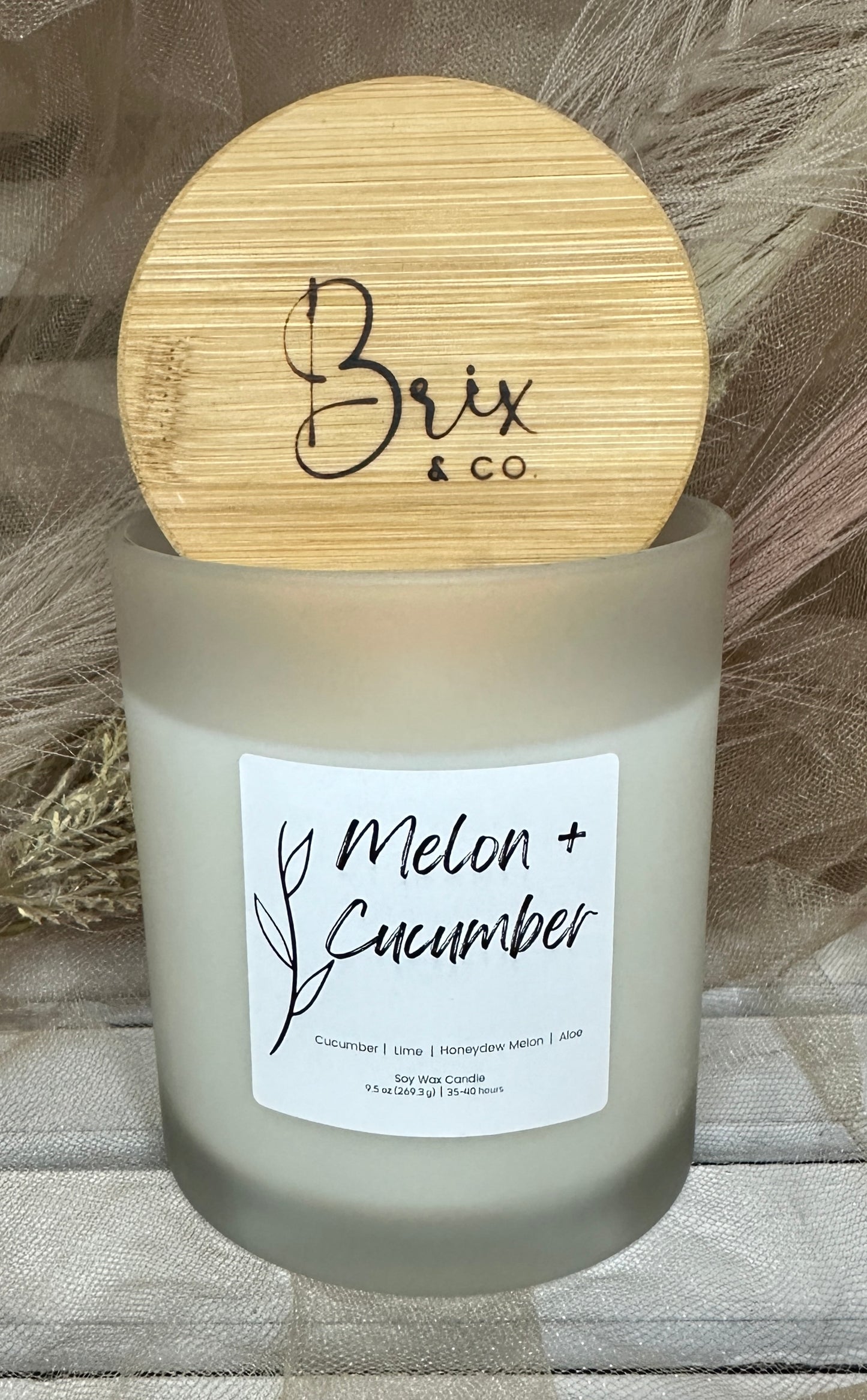 Melon + Cucumber Soy Candle